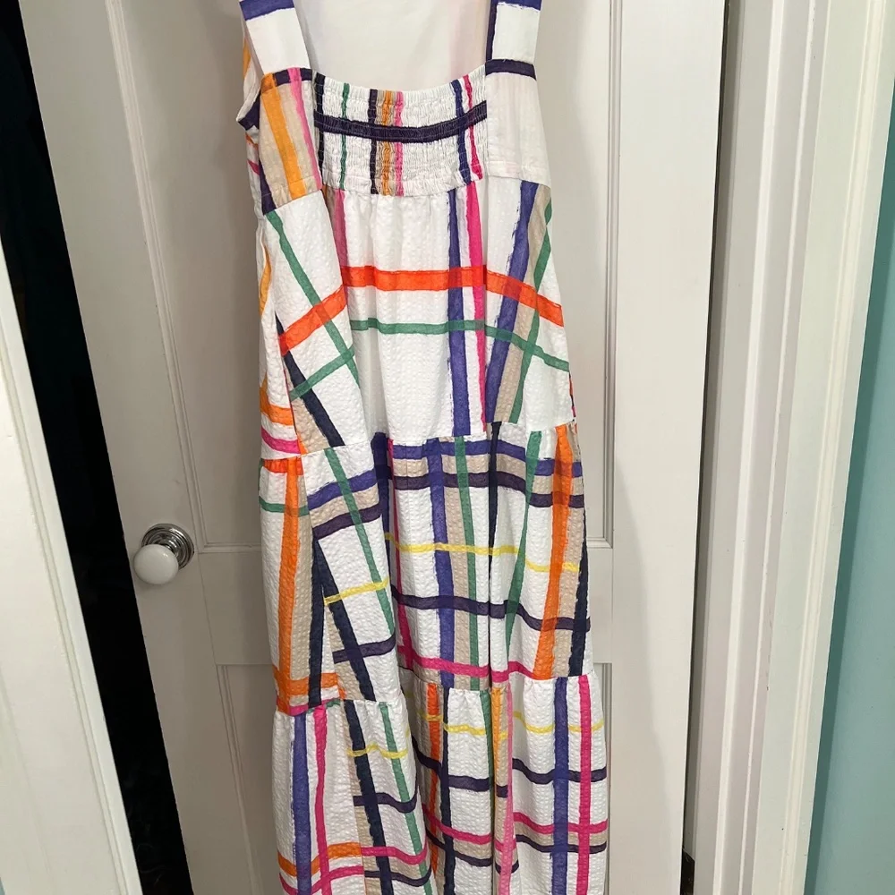 Vilagallo Elisa multi check dress Euro size 40 (US 6) - Picture 2 of 3